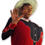Big Tex is an icon of Fall in Texas
