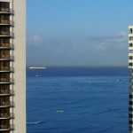 Ship on the horizon