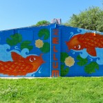 Deep Ellum fish mural