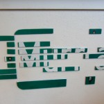 Murray Street Coffee sign cut-out
