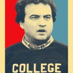 John Belushi College Obama Poster