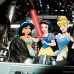 Disney Princesses on the Millennium Falcon
