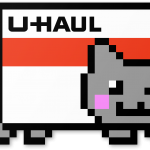 Nyan Cat UHaul Trailer