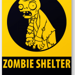 Zombie Shelter sign