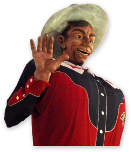 Big Tex is an icon of Fall in Texas