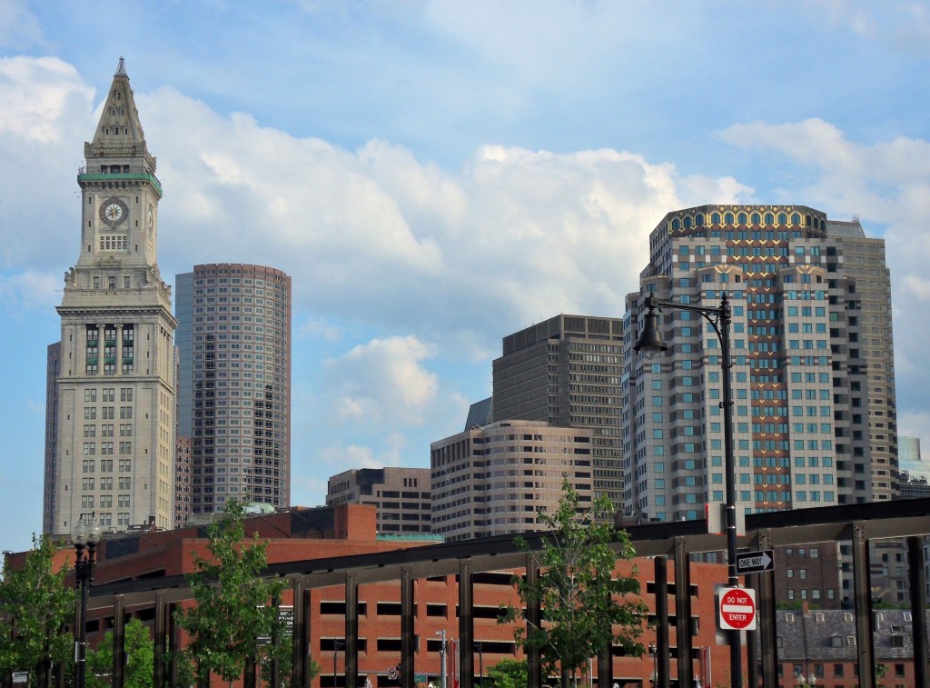 Boston Skyline from North End