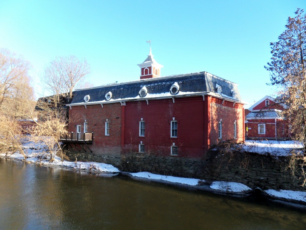Red Brick Building on Winooski River