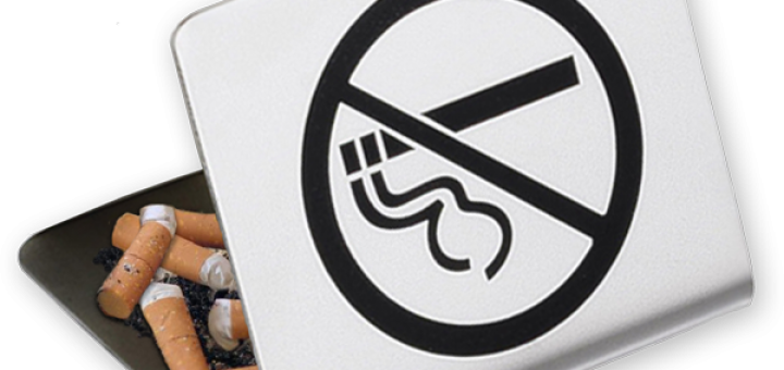 No Smoking Sign Ashtray
