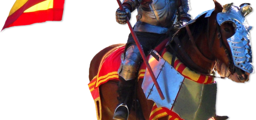 Knight on Horse at Renaissance Fair