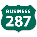 US Highway 287 Business sign