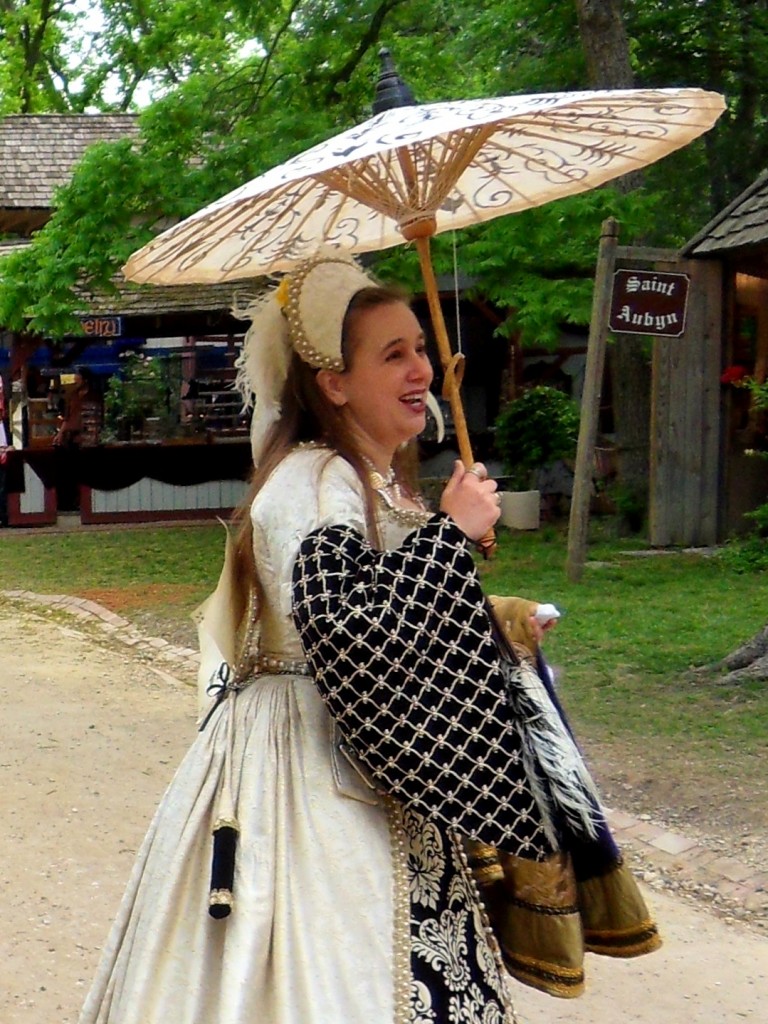 Scarborough Faire Lady with Parasol