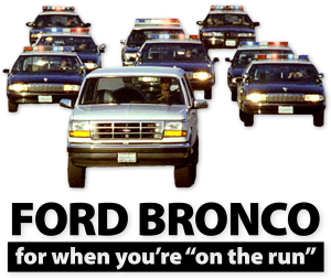 OJ Simpson Ford Bronco Ad