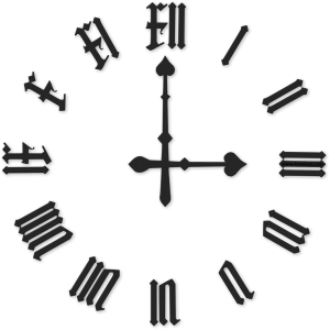 Big Ben Clock Face with Roman Numerals