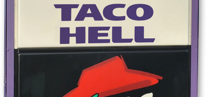 Taco Bell Pizza Hut Parody Sign