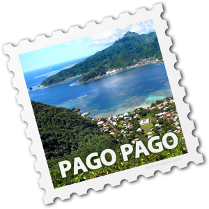 Pago Pago Postage Stamp