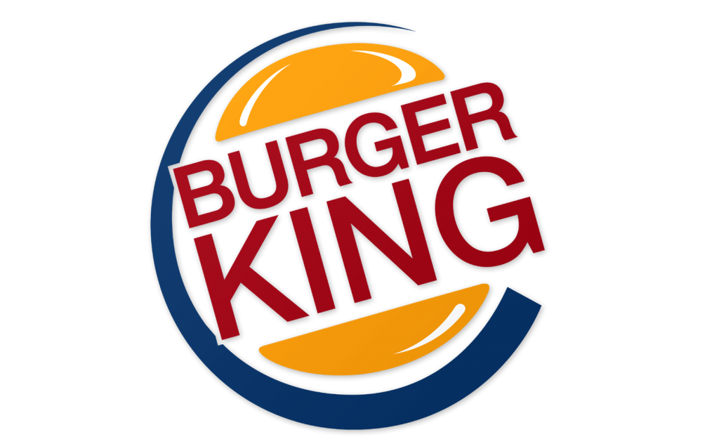 Burger King logo in Helvetica