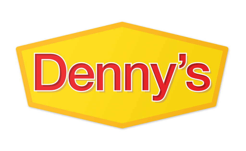 Denny's logo in Helvetica