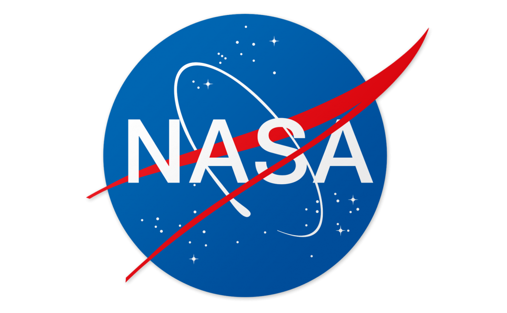 NASA Meatball logo in Helvetica