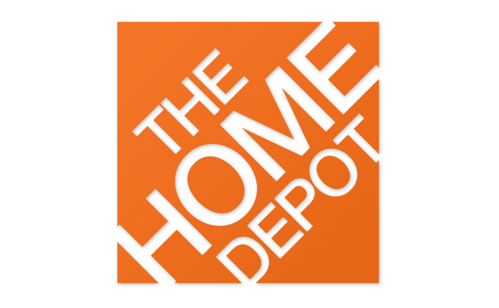 The Home Depot logo in Helvetica