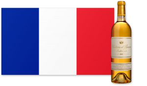 French Flag with Wine