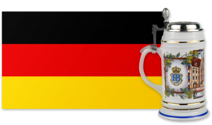 German Flag with Stein