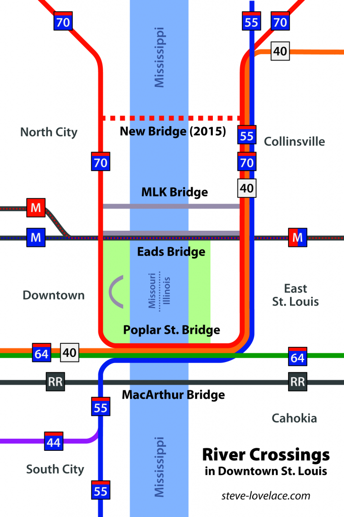 Poplar Street Bridge Diagram