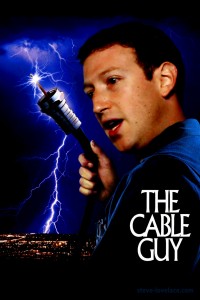 Cable Guy Social Network Poster