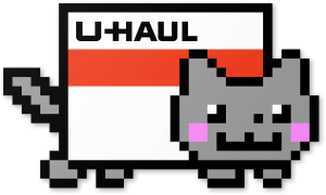 Nyan Cat UHaul Trailer