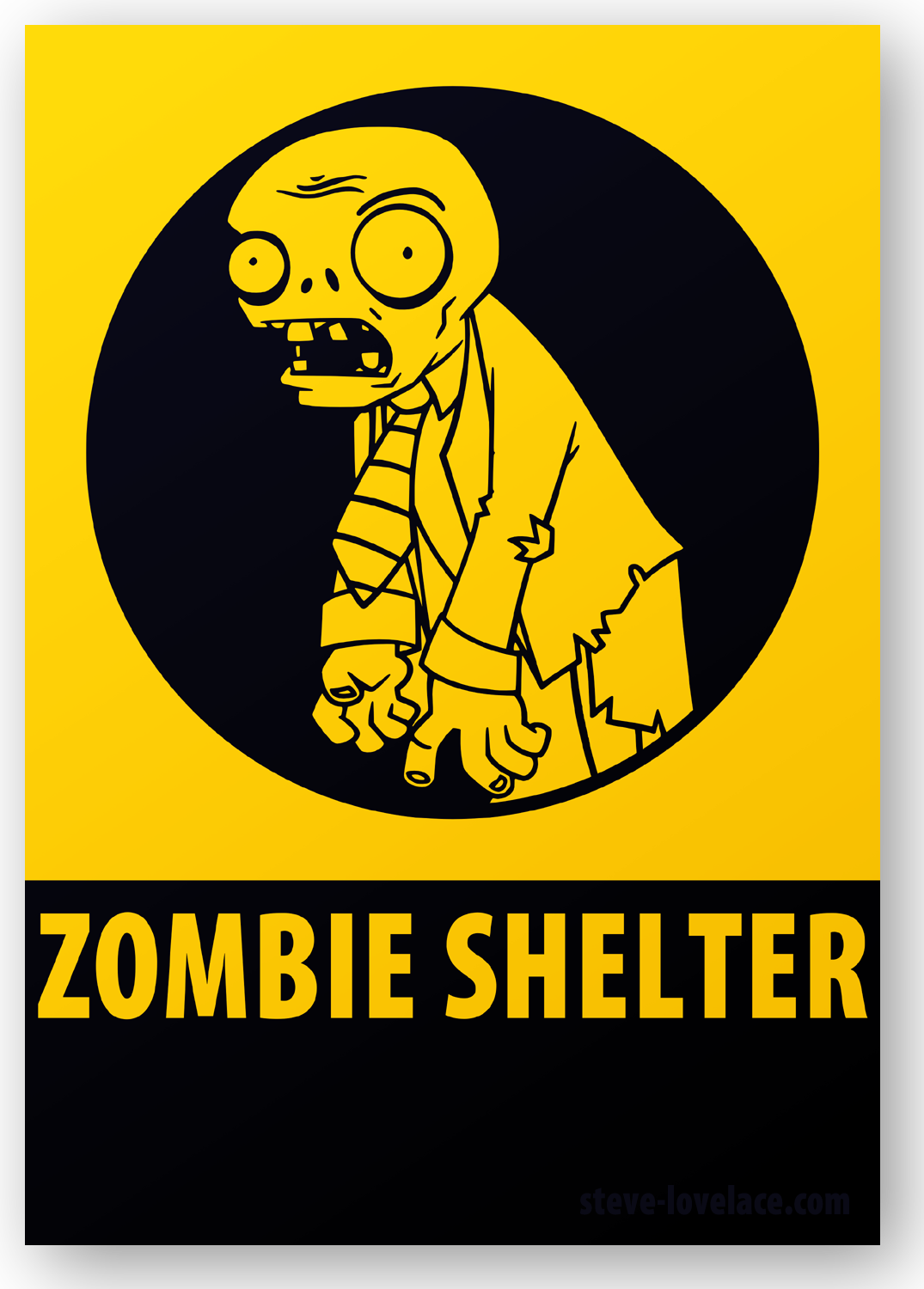 fallout shelter sign cartoon baby