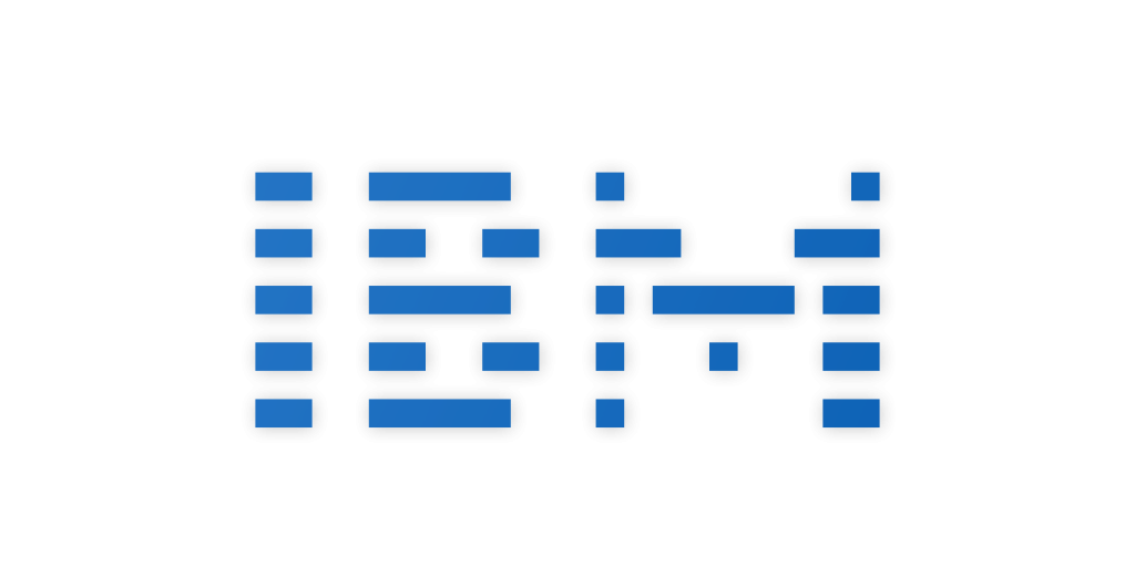 IBM Logo in Chicago Font