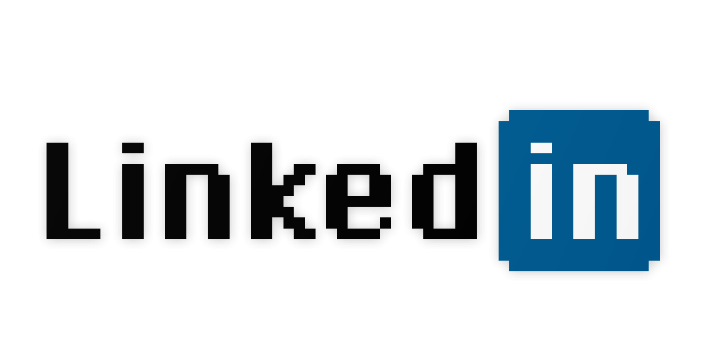 LinkedIn Logo in Chicago Font