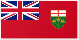 Current Flag of Ontario