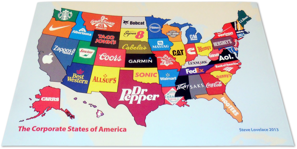 Corporate States of America Poster