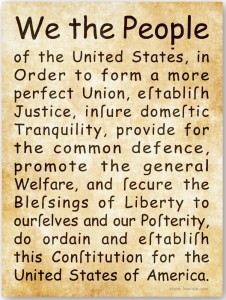 US Constitution in Comic Sans