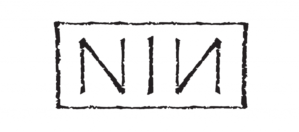 Nine Inch Nails logo in Papyrus