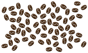 Dollar Sign Coffee Beans