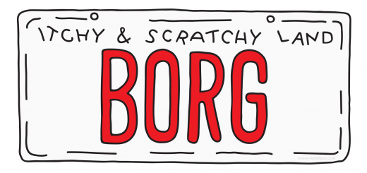 Borg License Plate