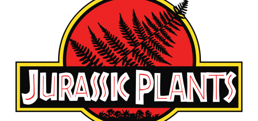 Jurassic Park Logo with Fern