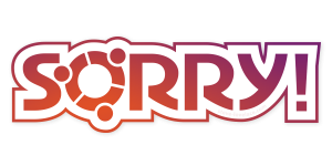 Sorry Ubuntu Logo