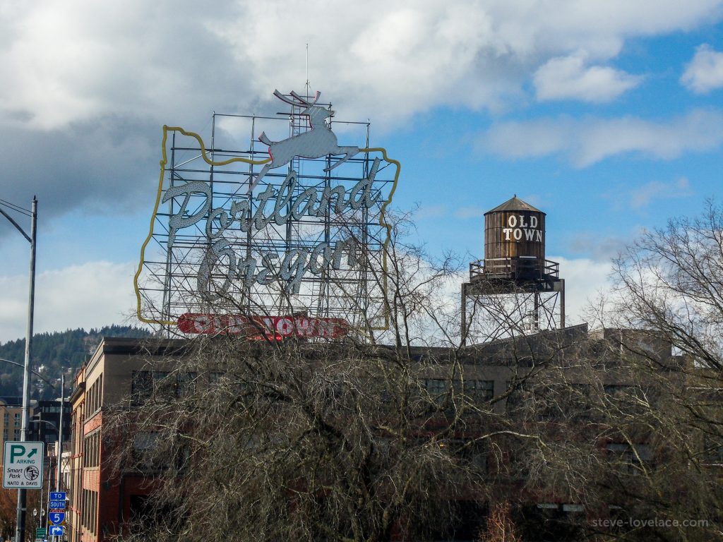 Portland Sign and Water Tower