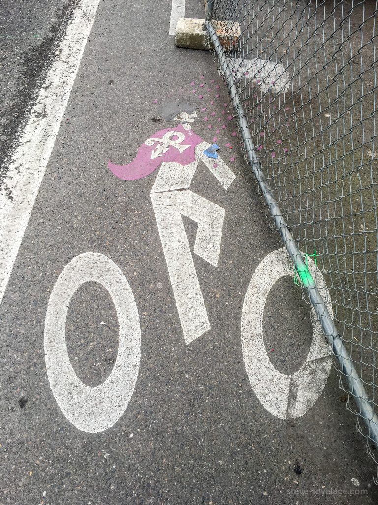 Purple Rain Street Art